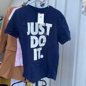 Blue Nike "Just do It" shirt